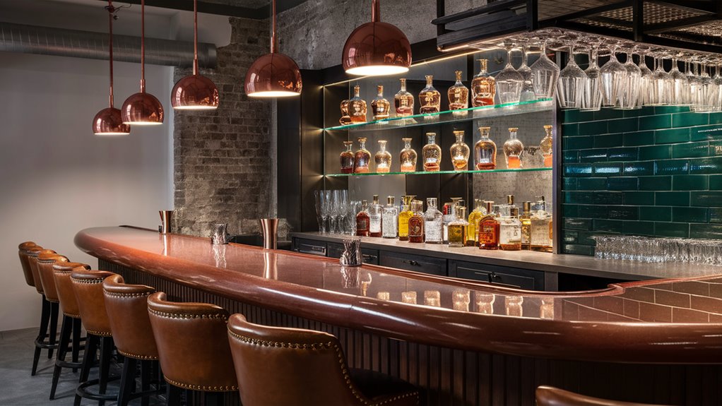 design welcoming stylish bar