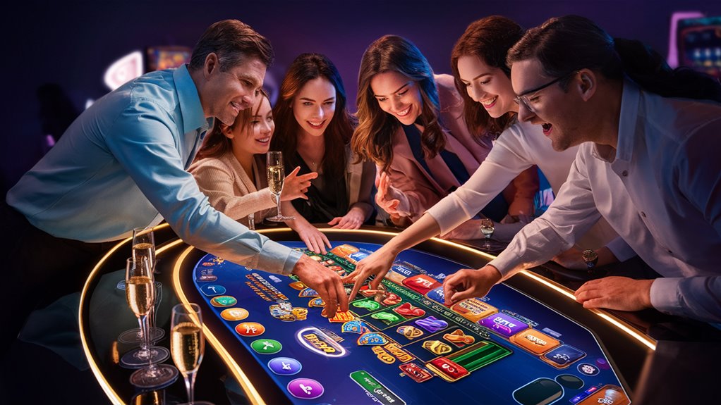 gambling together with others