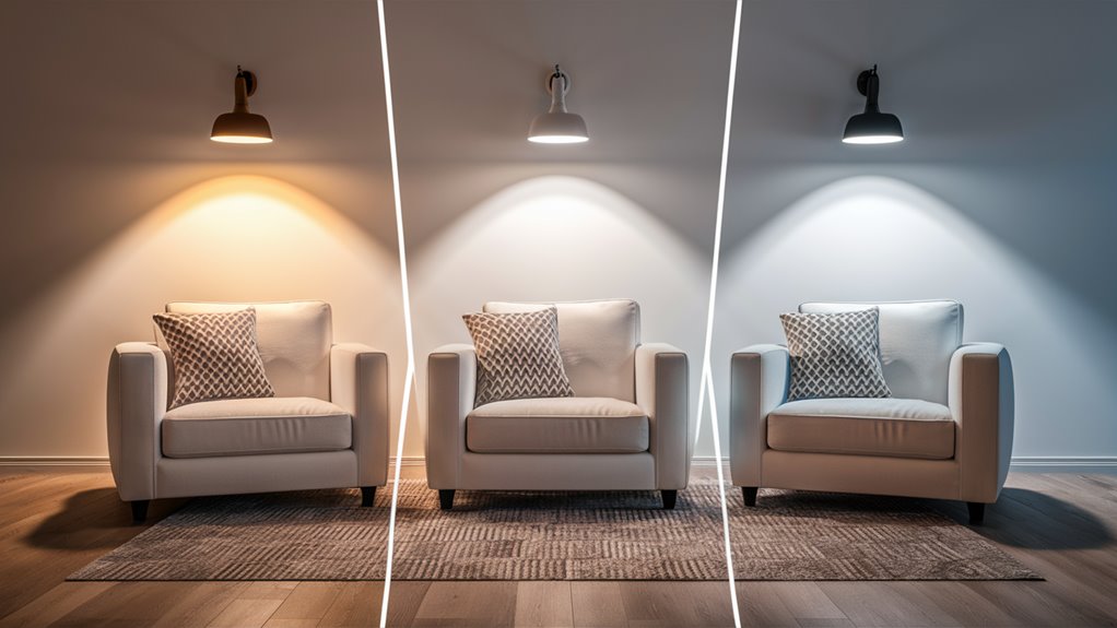 select light warmth level