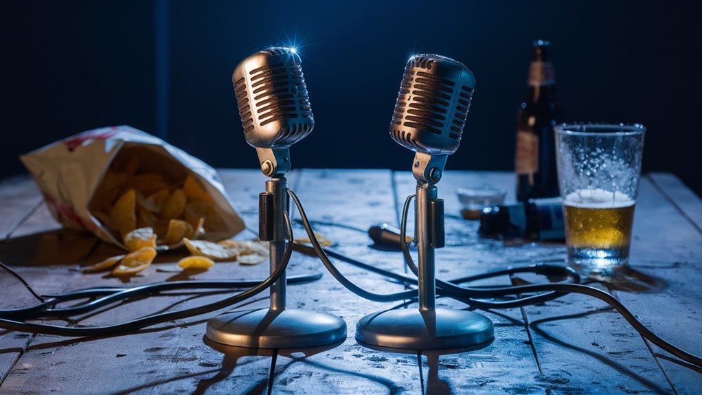 shared singing after dark fun